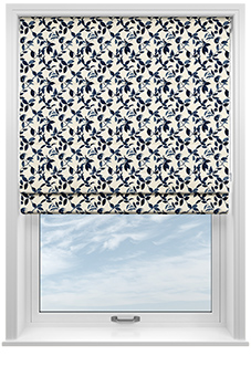 Plum Line, Hudds - Twist&Fit Roman Blind
